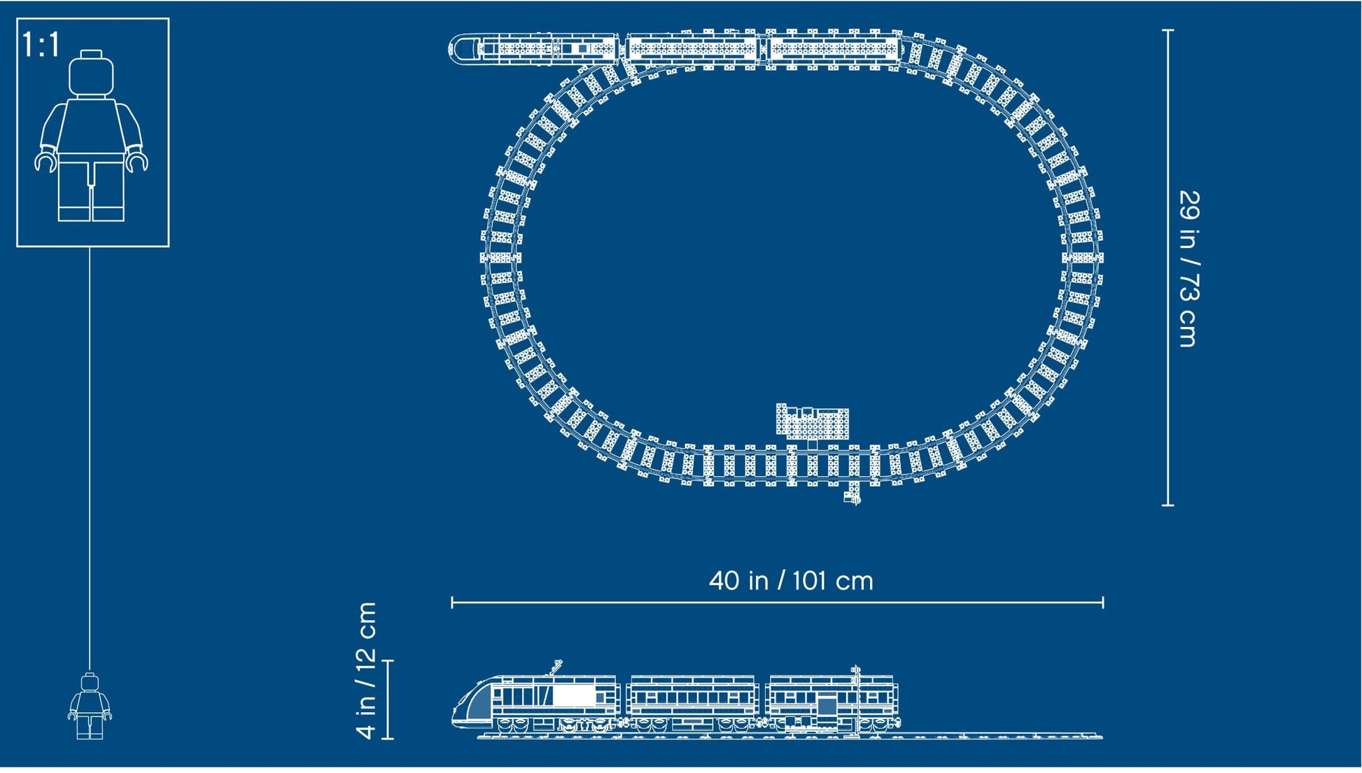 LEGO City Passenger Train 60197 Building Kit 677 Pieces- Auzzi Store