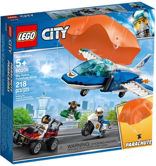 LEGO 60208 Sky Police Parachute Arrest Set - Auzzistore