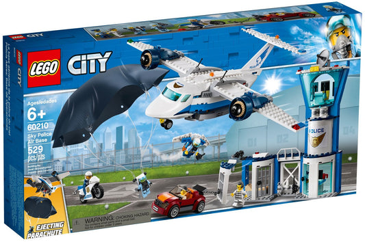 LEGO 60210 Sky Police Air Base - Jetpack, Plane & Jail - Auzzistore