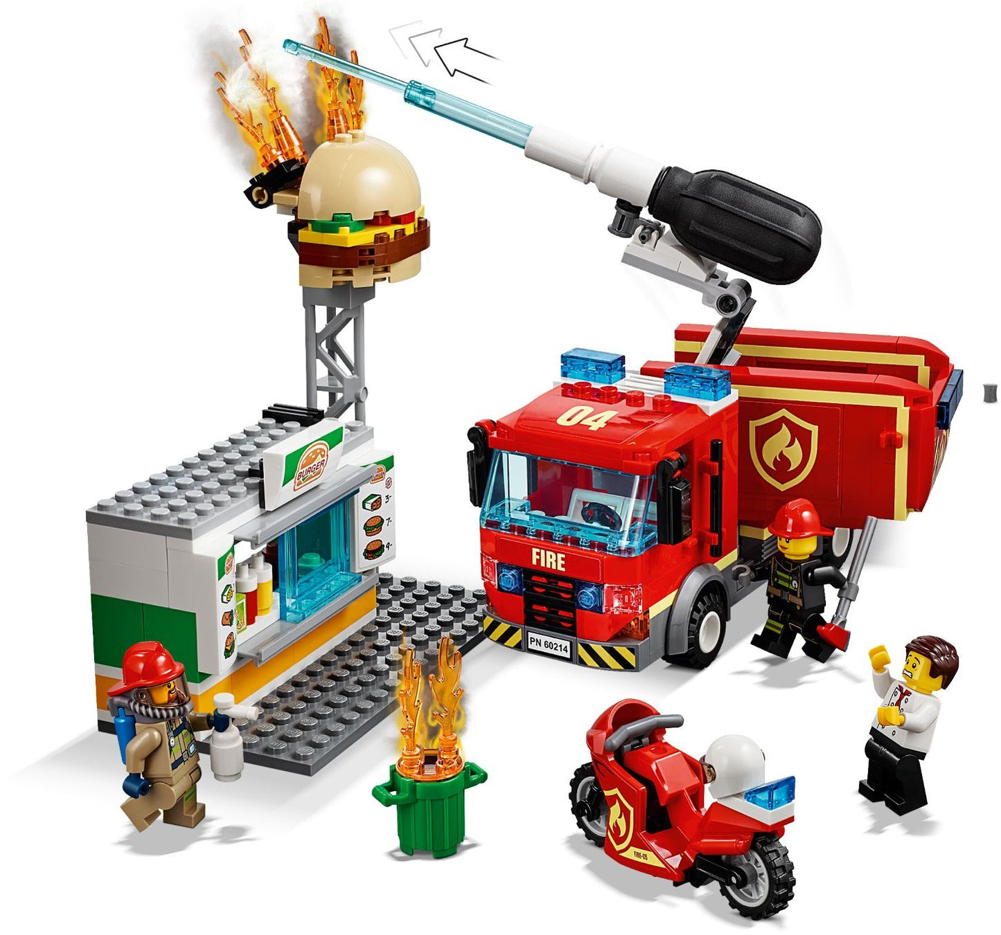 LEGO CITY: Burger Bar Fire Rescue (60214)