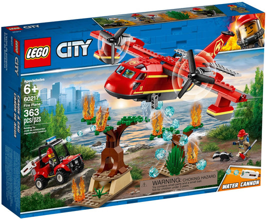 LEGO 60217 Fire Plane Rescue Set with Fire Buggy & Skunk - Auzzistore