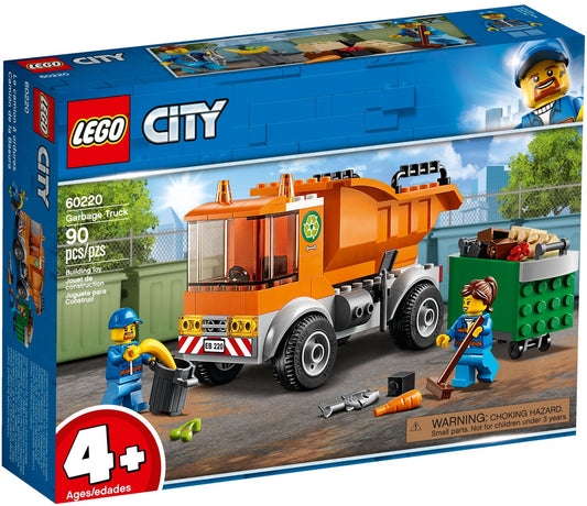 LEGO 60220 Garbage Truck 4+ Building Toy for Kids - Auzzistore
