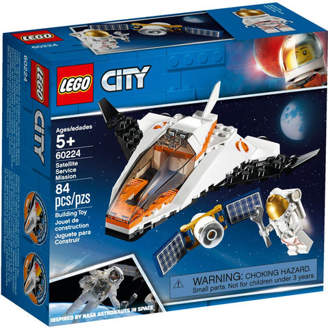 LEGO 60224 Satellite Service Mission Space Shuttle Toy