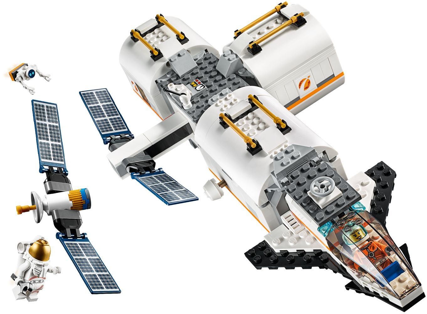 LEGO 60227 Lunar Space Station: Modular Space Shuttle & Astronaut Toy