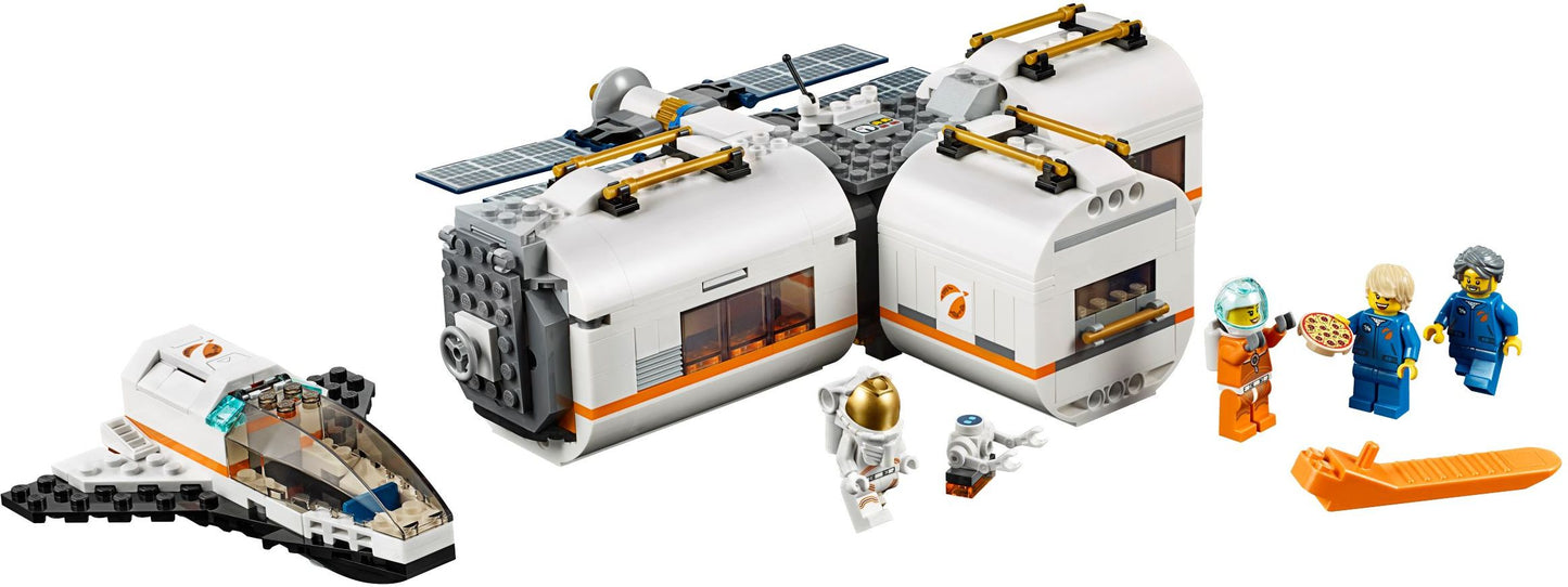 LEGO 60227 Lunar Space Station: Modular Space Shuttle & Astronaut Toy