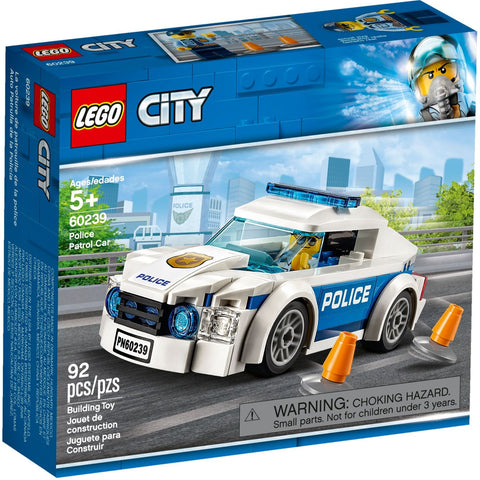 LEGO 60239 Police Patrol Car Toy with Minifigure - Auzzistore