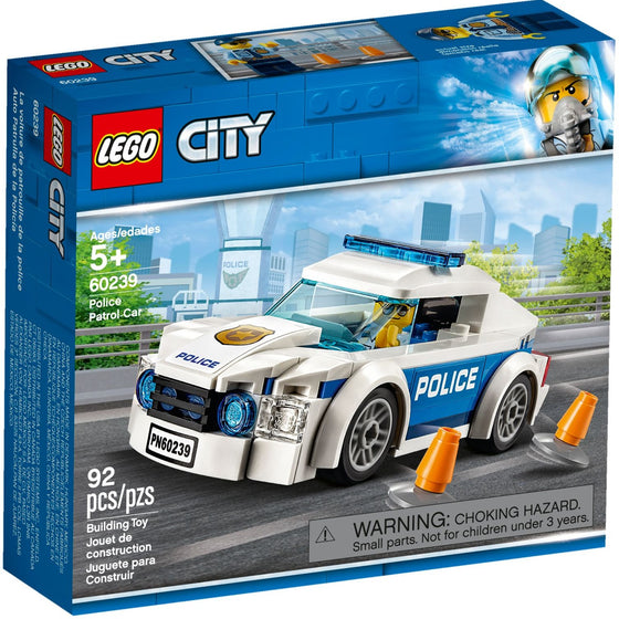 LEGO 60239 Police Patrol Car Toy with Minifigure - Auzzistore