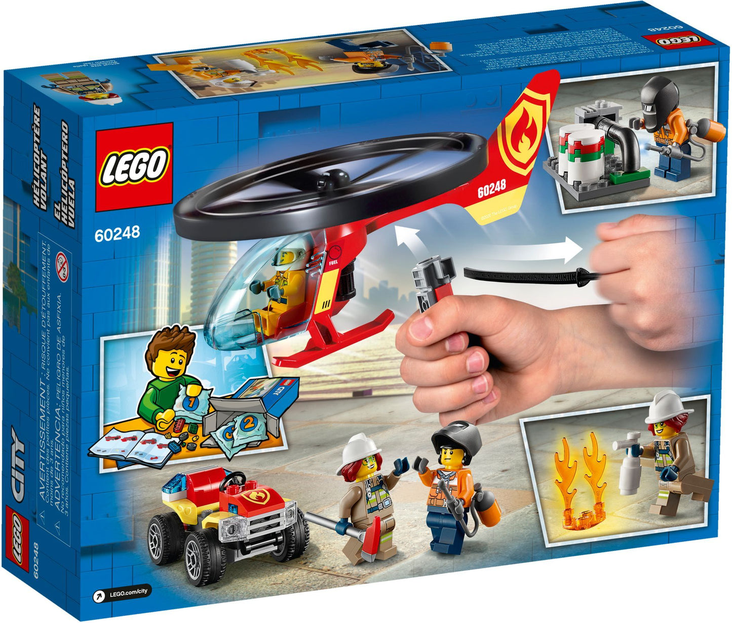 LEGO City 60248: Fire Rescue Helicopter- Auzzi Store