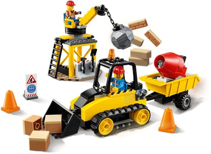 Lego City Town 60252 CONSTRUCTION BULLDOZER Trailer wrecking Ball