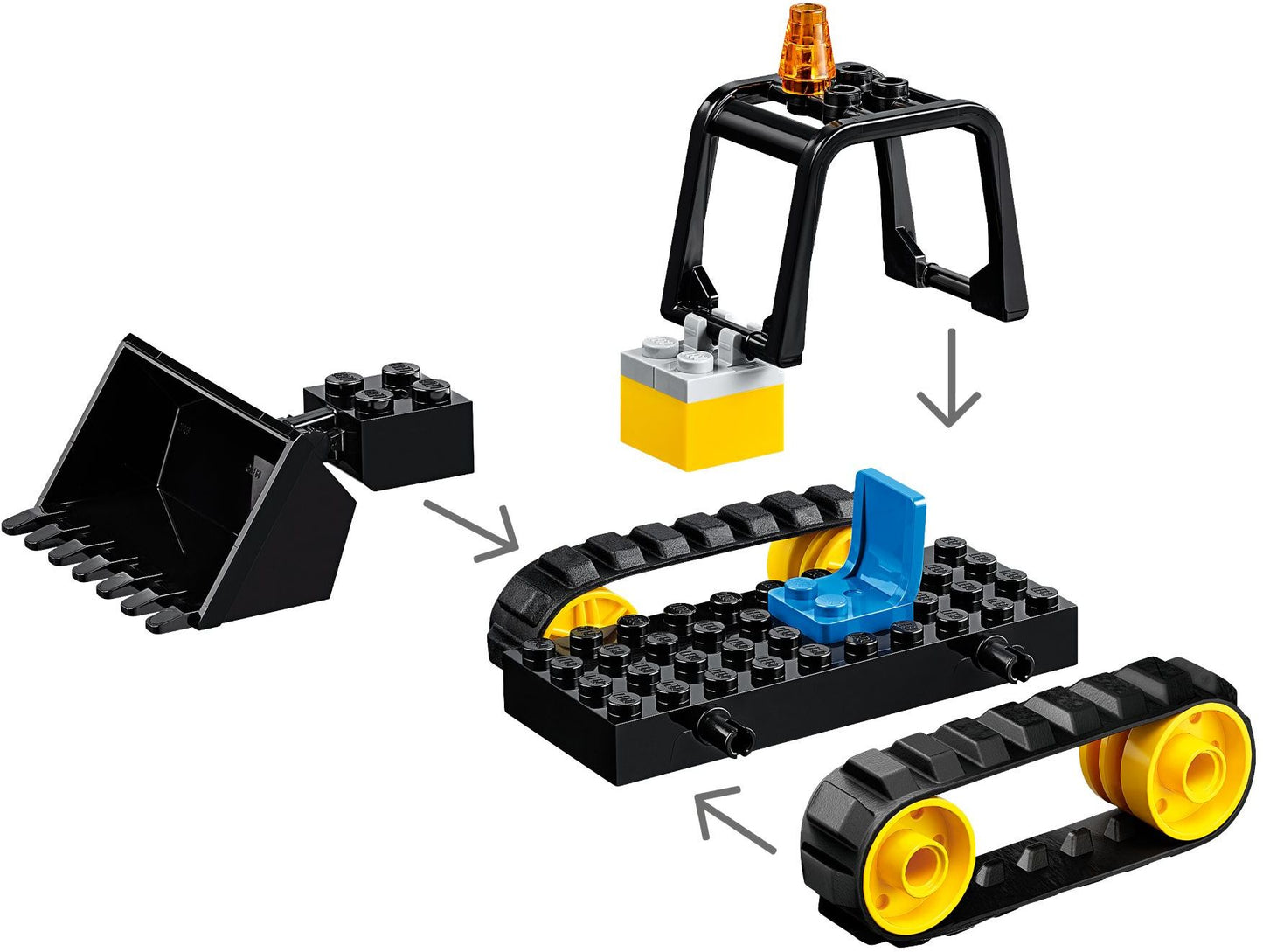 Lego City Town 60252 CONSTRUCTION BULLDOZER Trailer wrecking Ball