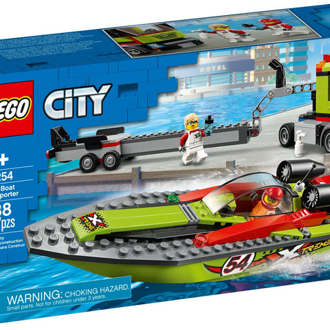 Lego City 60254 Race Boat Transporter- Auzzi Store