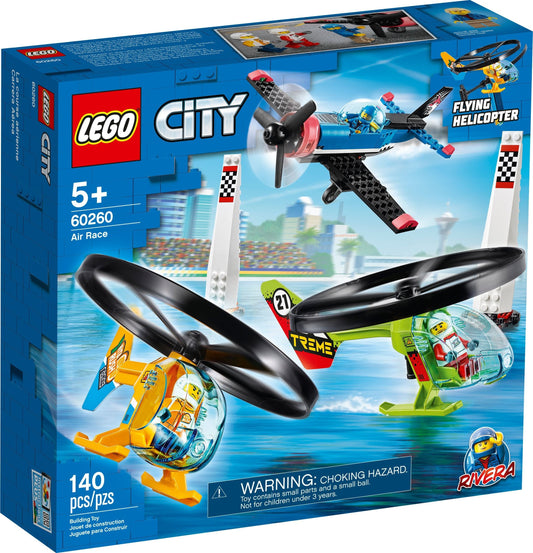 LEGO 60260 Air Race: Toy Helicopters & Stunt Plane - Auzzistore