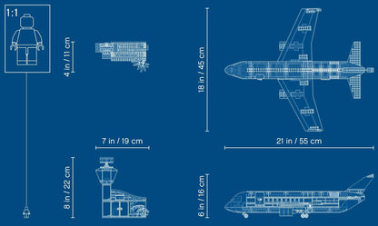 LEGO 60262 City Passenger Airplane: Airport Playset