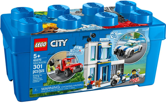 LEGO 60270 Police Brick Box: Crook-Catching Fun! - Auzzistore