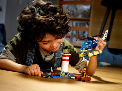 LEGO 60274 Police Lighthouse Capture: Helicopter & Crook Chase