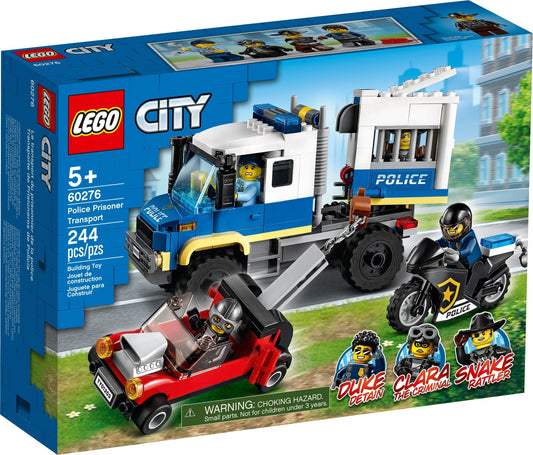 LEGO 60276 Police Prisoner Transport Truck - City Police Chase Toy - Auzzistore