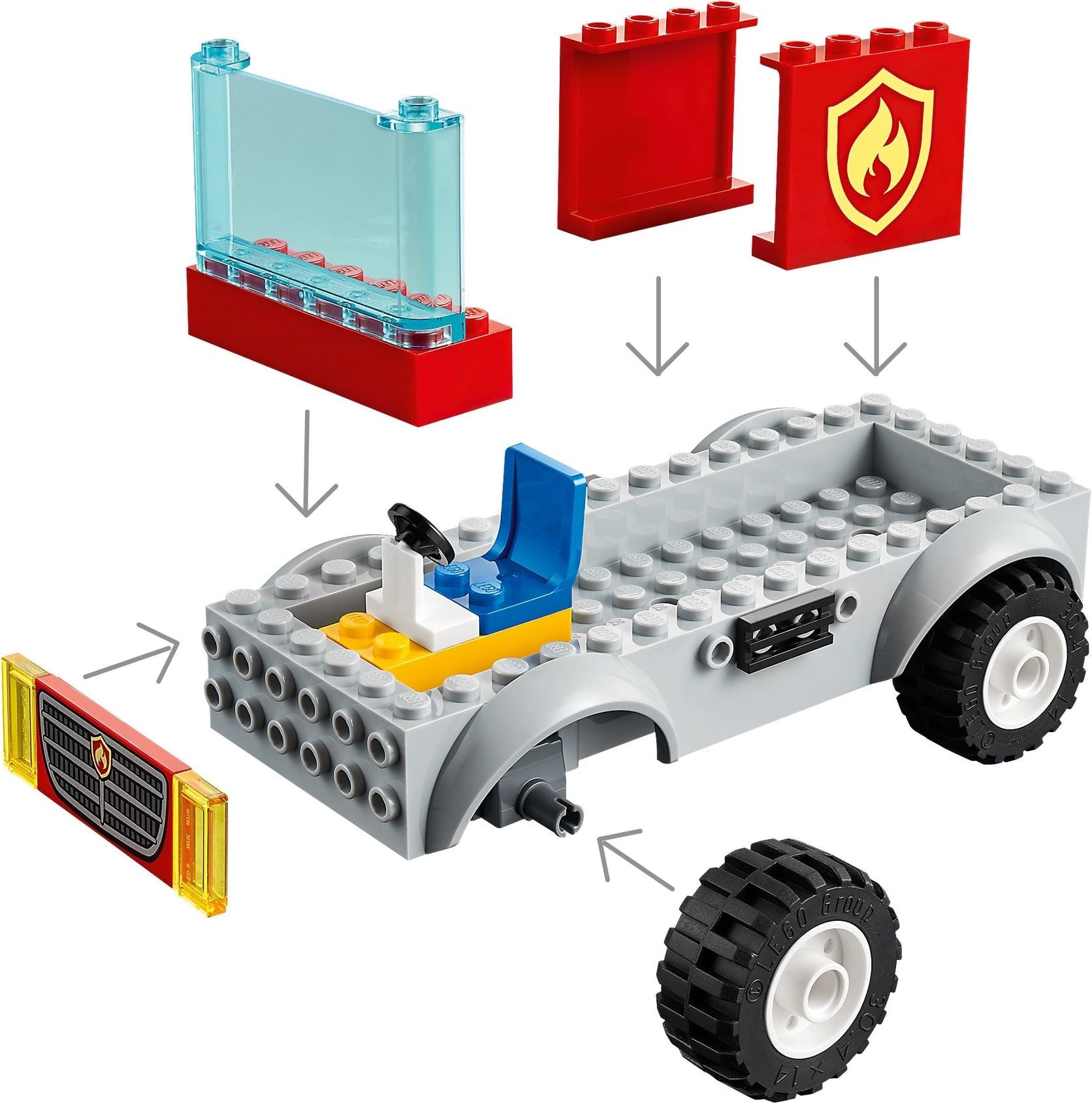 LEGO City Series 60280 Fire Ladder Truck- Auzzi Store