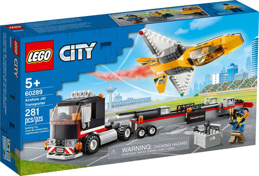 LEGO 60289 Airshow Jet Transporter Toy Plane Playset - Auzzistore