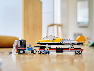 LEGO 60289 Airshow Jet Transporter Toy Plane Playset