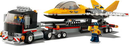 LEGO 60289 Airshow Jet Transporter Toy Plane Playset