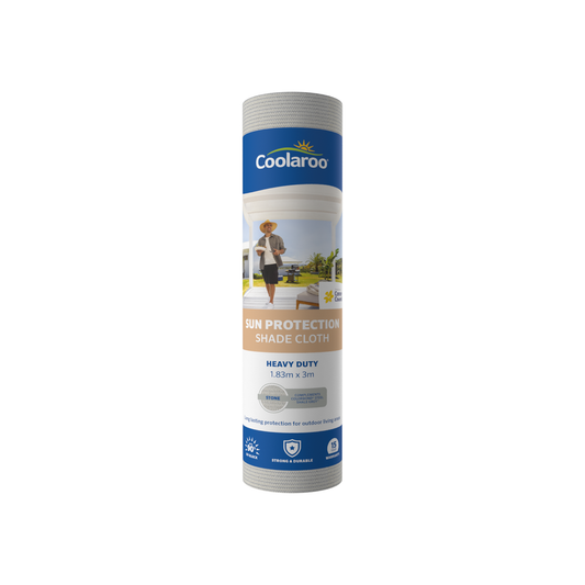 Coolaroo Heavy Duty Sun Protection Shade Cloth 1.8 x 3m 90% UV Block