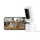 Ring White Pan Tilt Indoor Camera - 360° Pan & 169° Tilt - 1080p HD