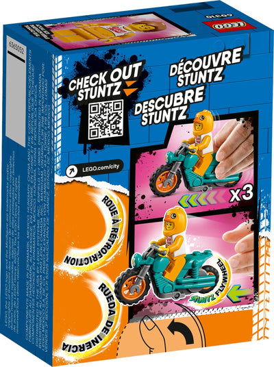 LEGO 60310 Chicken Stunt Bike: Clemmons' Flywheel Motorcycle Toy