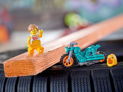 LEGO 60310 Chicken Stunt Bike: Clemmons' Flywheel Motorcycle Toy