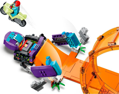 LEGO 60338 Chimpanzee Stunt Loop: Flywheel Motorcycle & Ramp