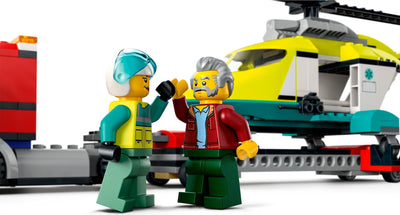 LEGO City Series 60343 Rescue Helicopter Transport