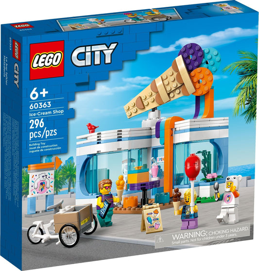 LEGO 60363 Ice Cream Shop – Sweet Treats Playset for Kids - Auzzistore