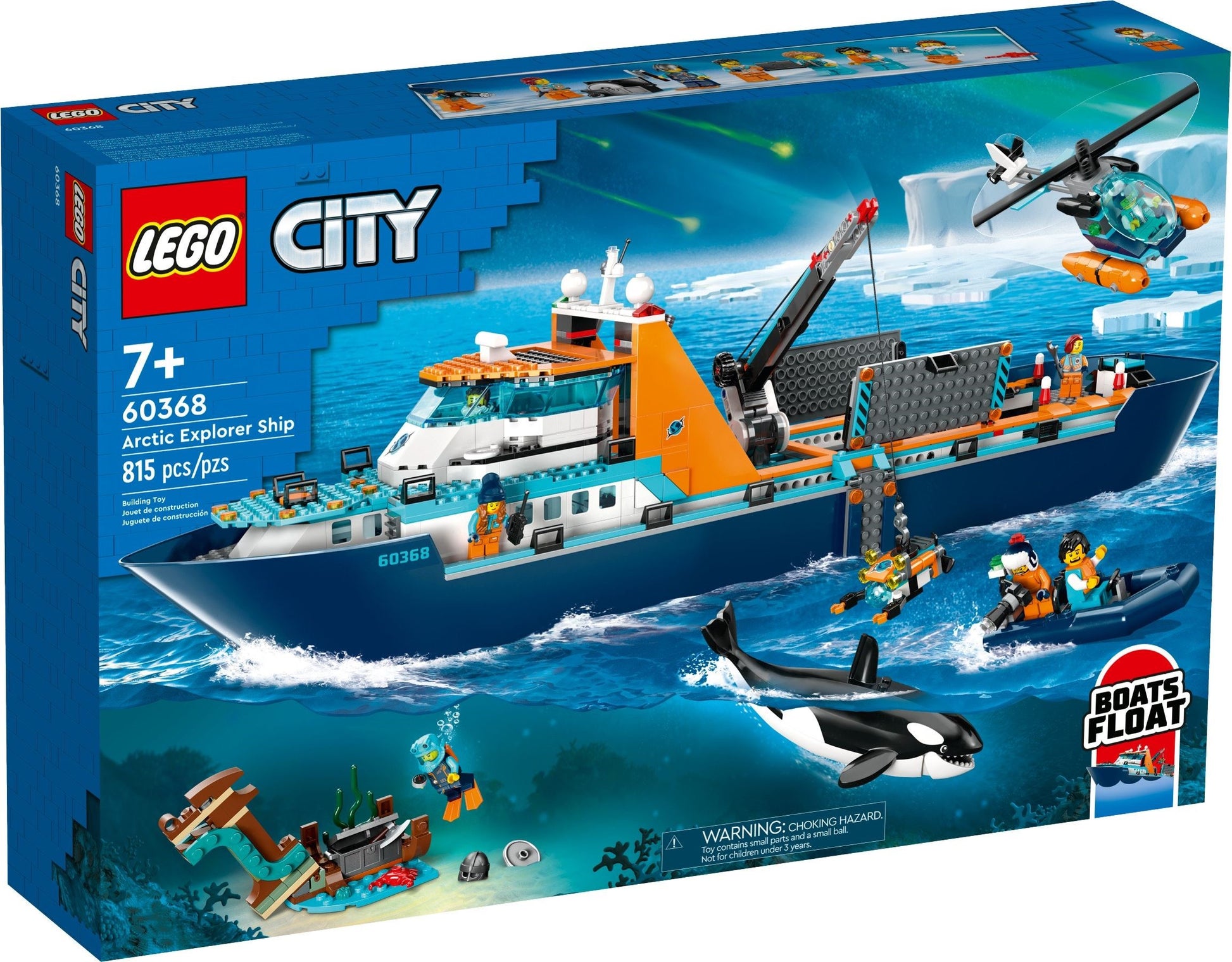 LEGO City Series 60368 Arctic Research Ship- Auzzi Store