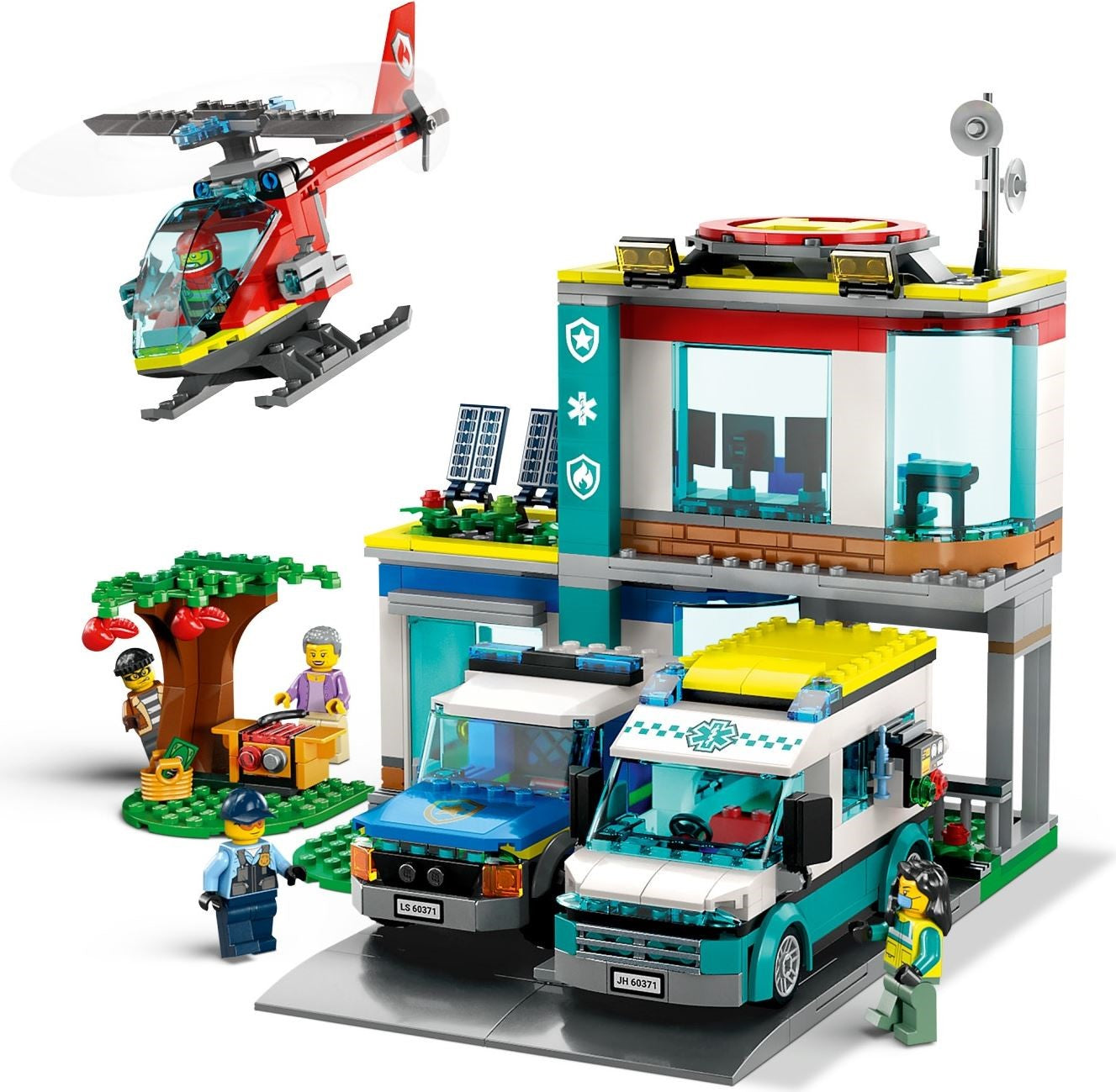 LEGO City Series 60371 Emergency Vehicles HQ- Auzzi Store