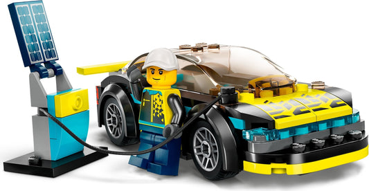 LEGO 60383 Electric Sports Car – Futuristic Racing Playset for Kids – view 2 - Auzzistore