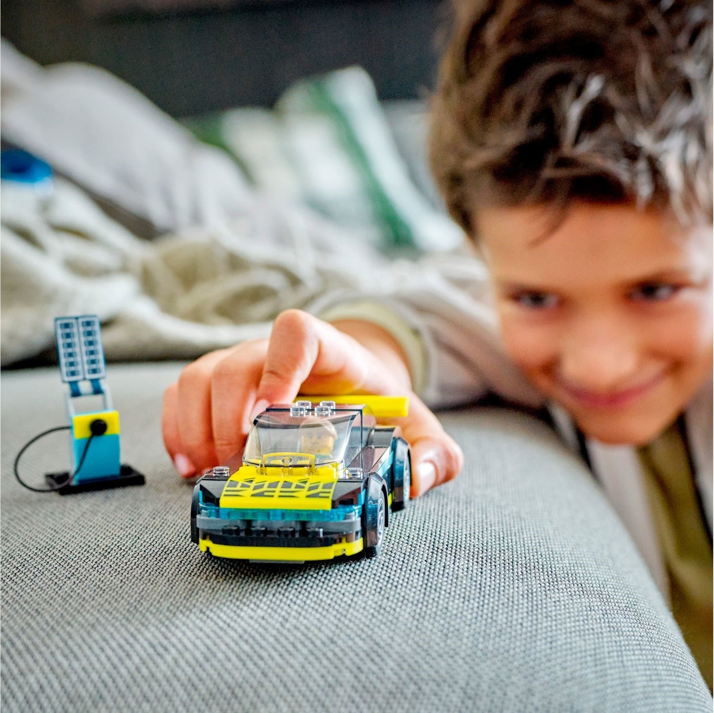 LEGO 60383 Electric Sports Car – Futuristic Racing Playset for Kids