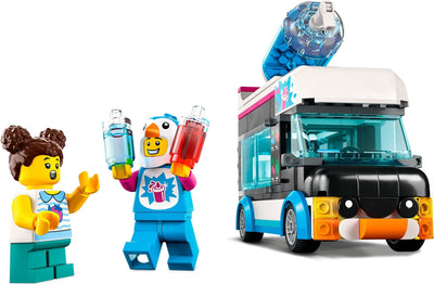 LEGO City Series 60384 Penguin Slushy Van