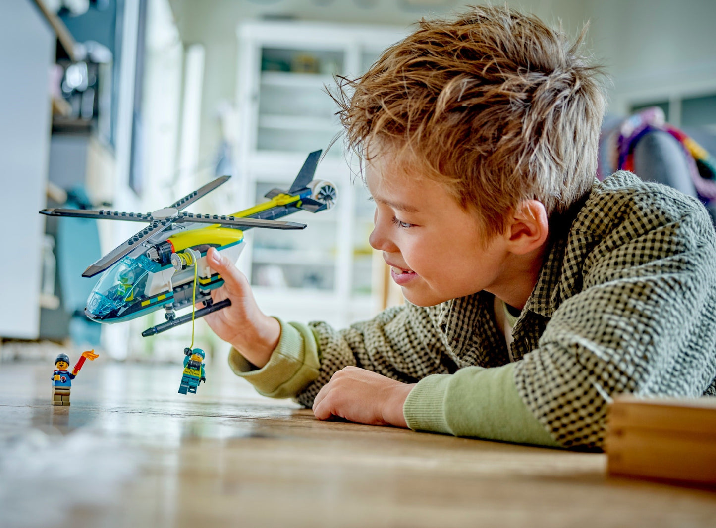 LEGO City 60405 Emergency Rescue Helicopter Toy