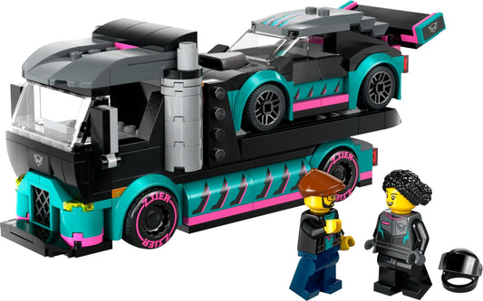 LEGO City Series 60406 Race Car and Car Carrier Truck- Auzzi Store