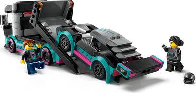 LEGO City Series 60406 Race Car and Car Carrier Truck