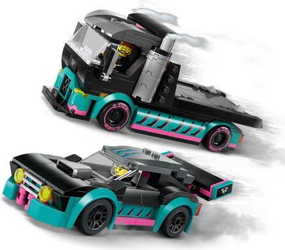 LEGO City Series 60406 Race Car and Car Carrier Truck