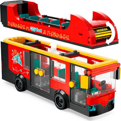 LEGO City 60407 Red Double-Decker Sightseeing Bus