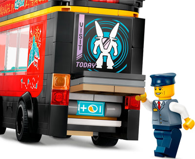 LEGO City 60407 Red Double-Decker Sightseeing Bus