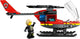 LEGO City 60411 Fire Rescue Helicopter – view 3