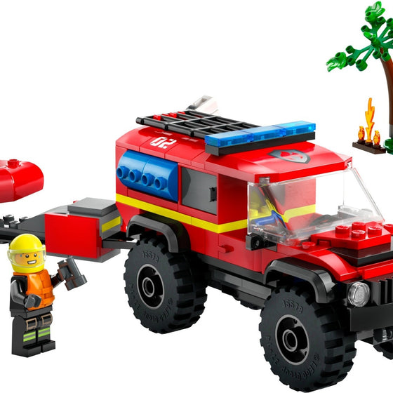 LEGO City Series 60412 4x4 Fire Truck with Rescue Boat- Auzzi Store