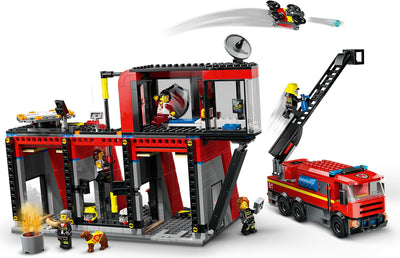 LEGO City Series 60414 Fire Station with Fire Truck