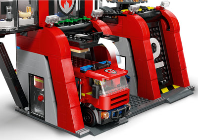 LEGO City Series 60414 Fire Station with Fire Truck