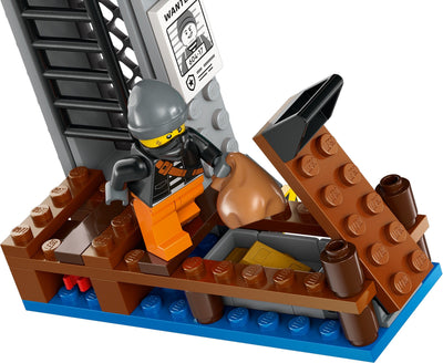 LEGO City Police Speedboat and Crooks Hideout 60417