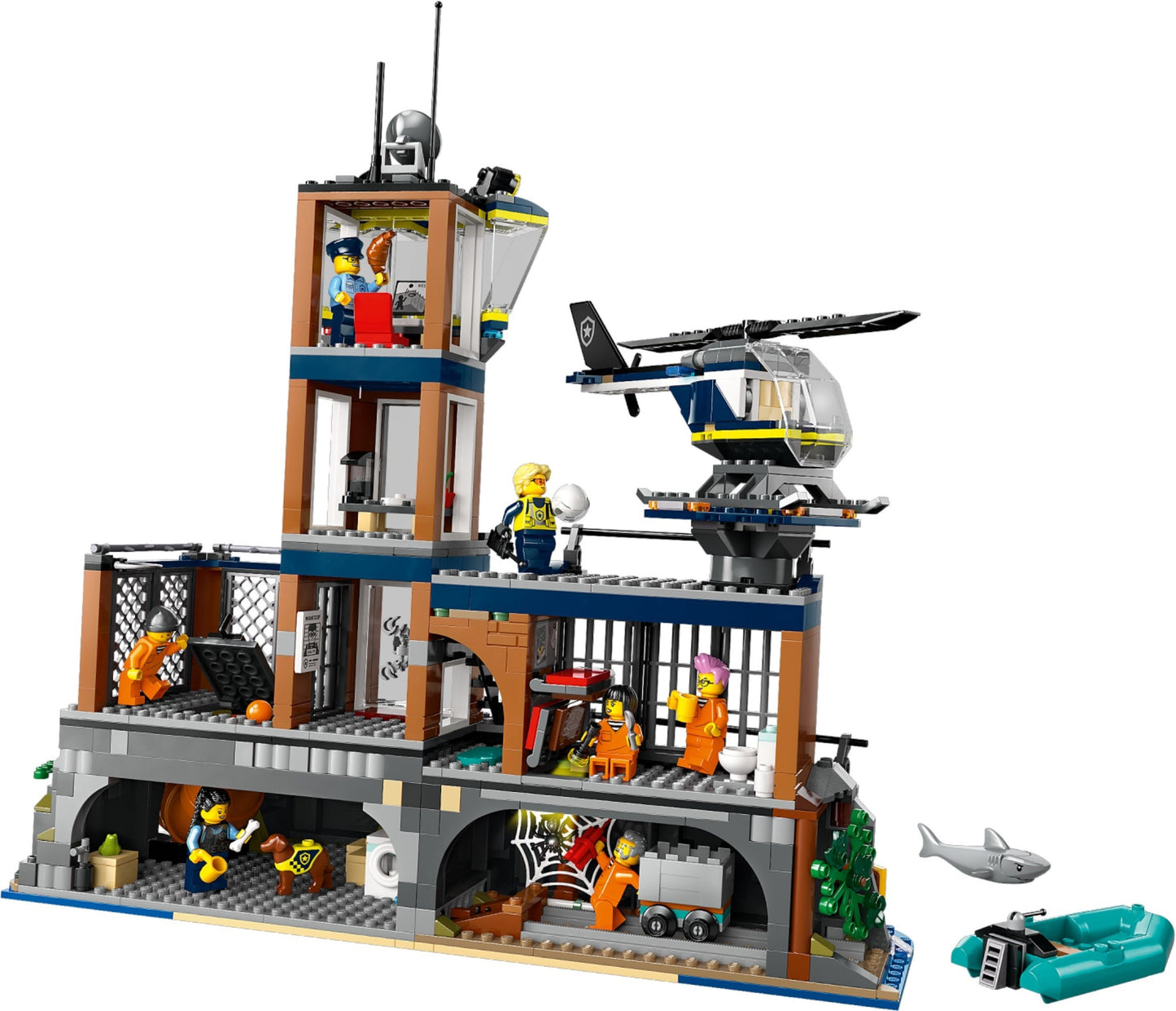 LEGO City Series 60419 Police Prison Island- Auzzi Store