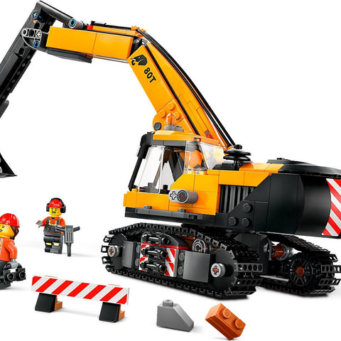 LEGO City 60420 Yellow Construction Excavator- Auzzi Store