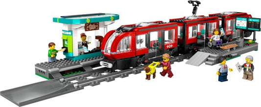 LEGO CITY 60423 Downtown Streetcar and Station - Auzzistore
